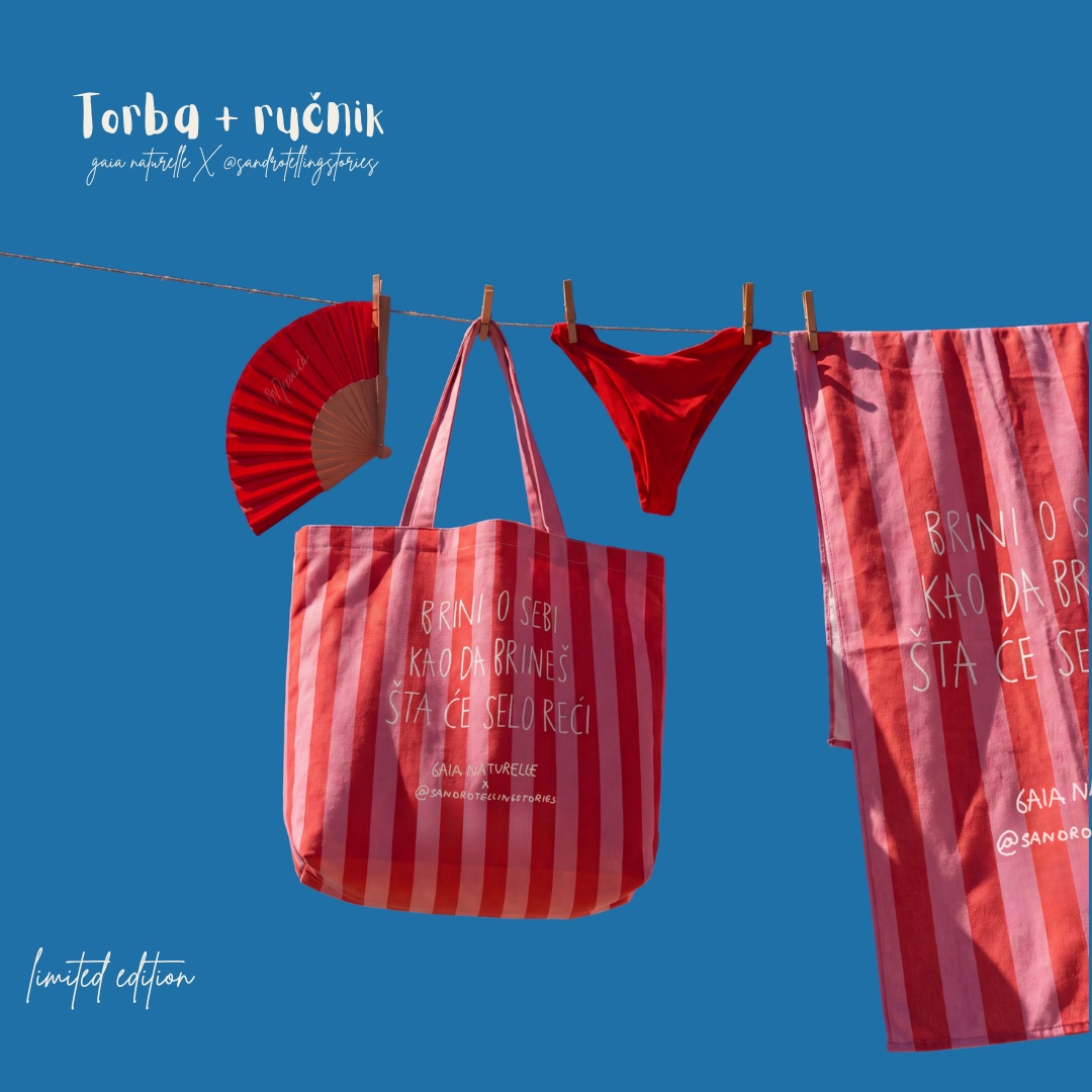 Bag & towel — product creative